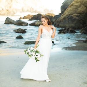 Custom made Bridal gown, bridal shower/prom dress